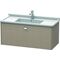 Duravit Waschtischunterbau BRIOSO Griff chrom 452x1020x469mm leinen