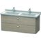 Duravit Waschtischunterbau BRIOSO Griffe chrom 563x1220x469mm pine silver