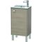 Duravit Waschtischunterbau BRIOSO 683x420x289mm Gri chr Ans re pine silver