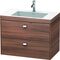 Duravit Waschtischunterbau BRIOSO 613x800x480mm m WT Vero Air Gri chr 1 HL