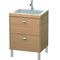 Duravit Waschtischunterbau BRIOSO 701x600x480mm m WT Vero Air Gri chr 1 HL