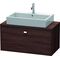 Duravit Konsolenunterschrank BRIOSO Gri chrom 442x920x480mm kastanie dunkel