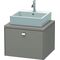 Duravit Konsolenunterschrank BRIOSO Griff chrom 442x620x550mm basalt matt