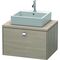 Duravit Konsolenunterschrank BRIOSO Griff chrom 442x720x550mm pine silver