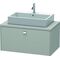 Duravit Konsolenunterschrank BRIOSO Griff chrom 442x920x550mm betongrau matt