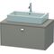 Duravit Konsolenunterschrank BRIOSO Griff chrom 442x920x550mm basalt matt