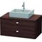 Duravit Konsolenunterschrank BRIOSO Griffe chr 442x920x550mm kastanie dunkel