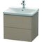 Duravit Waschtischunterbau L-CUBE 620x481x555mm leinen