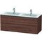 Duravit Waschtischunterbau L-CUBE 1290x481x555mm nussbaum dunkel