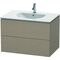 Duravit Waschtischunterbau L-CUBE 534x820x550mm leinen