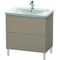 Duravit Waschtischunterbau L-CUBE 820x481x709mm leinen