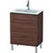 Duravit WTU Compact L-CUBE 704x620x391mm nussbaum dunkel