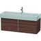 Duravit Waschtischunterbau VERO AIR 440x1184x431mm nussbaum dunkel