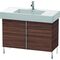 Duravit Waschtischunterbau VERO 446x1000x581mm nussbaum dunkel