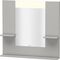 Duravit Spiegel VERO 142x850x800mm Beleuchtung betongrau matt