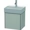 Duravit Waschtischunterbau XSQUARE 397x434x340mm Türansch re betongrau matt