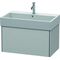 Duravit Waschtischunterbau XSQUARE 397x784x460mm nordic weiß seidenmatt