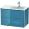 Duravit Waschtischunterbau XSQUARE 560x810x478mm Be re stone blue hochglanz