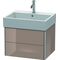 Duravit Waschtischunterbau XSQUARE 397x584x460mm cappuccino hochglanz