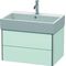 Duravit Waschtischunterbau XSQUARE 397x684x460mm lichtblau matt