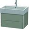 Duravit Waschtischunterbau XSQUARE 397x684x460mm steingrau seidenmatt