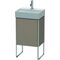 Duravit Waschtischunterbau XSQUARE 731x434x340mm Türanschlag links leinen