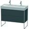 Duravit Waschtischunterbau XSQUARE 731x984x460mm graphit matt