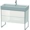 Duravit Waschtischunterbau XSQUARE 731x984x460mm weiß hochglanz