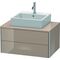 Duravit Waschtischunterbau XSQUARE 400x800x548mm cappuccino hochglanz