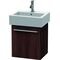 Duravit Waschtischunterbau X-LARGE 328x400x442mm Ans links kastanie dunkel