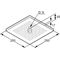 Kludi Kopfbrause A-QA DN 15 250x250mm chr