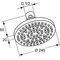 Kludi Eco-Tellerkopfbrause A-QA DN 15 d= 245mm chr