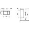 Laufen Waschtischunterbau LAUFEN PRO A 480x580x275mm Seitenabl. rechts graphit