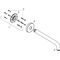 HG Brausearm DN 15 389mm, 90Grad, polished gold optik