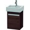 Duravit Waschtischunterbau KETHO 320x400x550mm Ans links kastanie dunkel