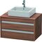 Duravit Waschtischunterbau KETHO 550x800x496mm nussbaum natur
