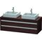 Duravit Waschtischunterbau KETHO 550x1400x496mm kastanie dunkel