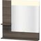 Duravit Spiegel VERO 142x800x800mm, Beleuchtung pine terra