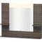 Duravit Spiegel VERO 142x1000x800mm, Beleuchtung pine terra
