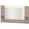 Duravit Spiegel VERO 142x1400x800mm, Beleuchtung pine silver