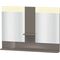Duravit Spiegel VERO 142x1100x800mm Be flannel grey hochglanz