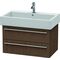 Duravit Waschtischunterbau X-LARGE 443x750x448mm amerikanisch nussbaum
