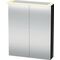 Duravit Spiegelschrank X-LARGE 138x600x760mm schwarz hochglanz
