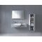 Duravit Halbhochschrank L-CUBE 400x243x1320mm Ans rechts weiß hochglanz