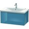 Duravit Waschtischunterbau L-CUBE 820x481x405mm stone blue hochglanz