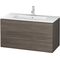 Duravit Waschtischunterbau L-CUBE 1020x481x550mm pine terra