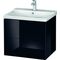 Duravit Waschtischunterbau L-CUBE 620x481x555mm schwarz hochglanz