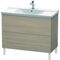 Duravit Waschtischunterbau L-CUBE 1020x481x709mm pine silver