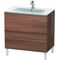 Duravit Waschtischunterbau L-CUBE 820x481x704mm nussbaum natur