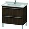 Duravit Waschtischunterbau X-LARGE 800x470x668mm nussbaum gebürstet